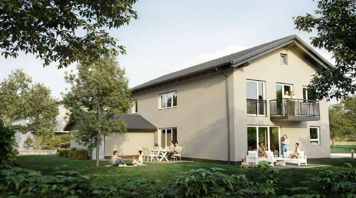 Einzigartige Doppelhaushälfte mit tollem Bergblick in Bad Feilnbach