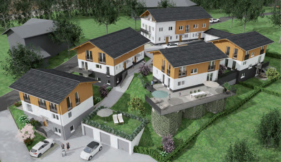 Einfamilienhäuser in Schechen, Ortsteil Kaps